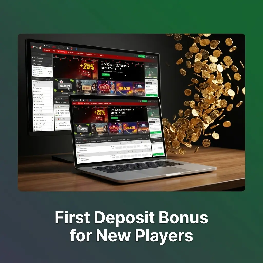 New players in Somalia get a 200% first deposit bonus up to 260,000 SOS for casino and sports betting